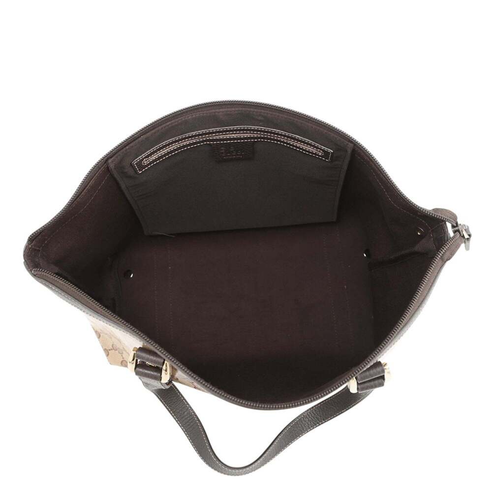 GUCCI Brown Leather Shoulder Bag - Picture 5 of 15